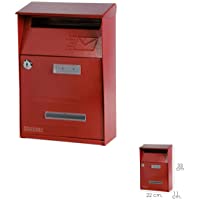 MAURER 3081084 Buzon Exterior 22 x 33 x 11 (alt) cm. Color Rojo